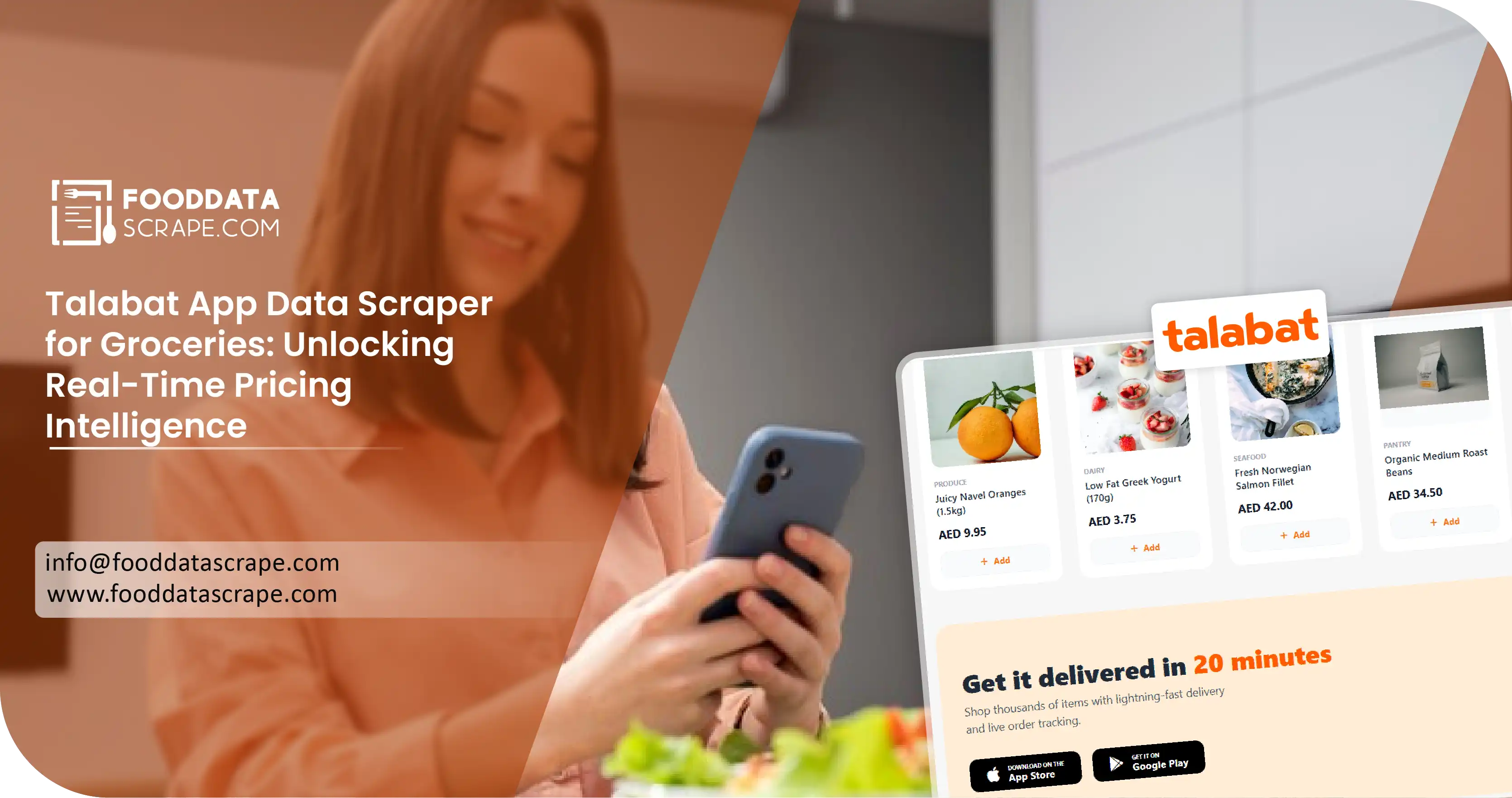 Talabat App Data Scraper for Groceries Pricing Intelligence